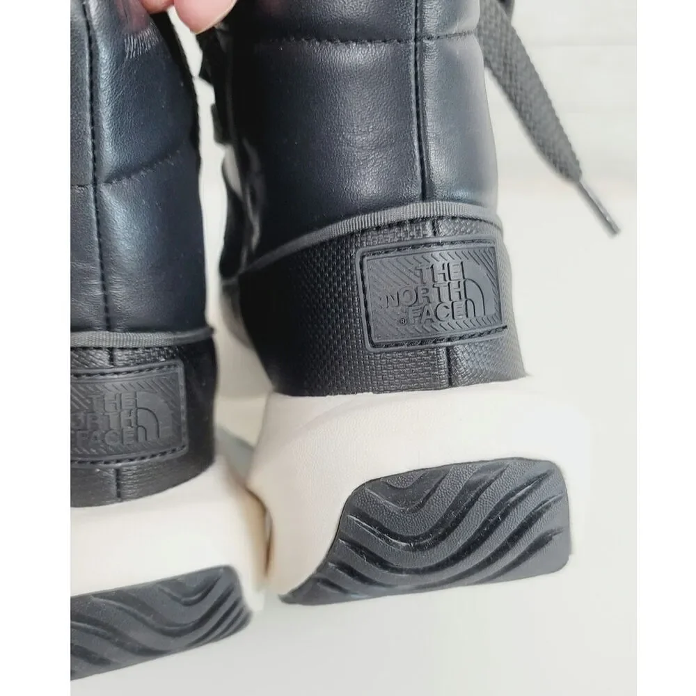 The North Face Halseigh Thermoball Lace Up Waterproof Boot in Black, sz 7